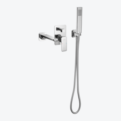 Keria zestaw wannowo-prysznicowy podtynkowy 2 funkcyjny, chrom