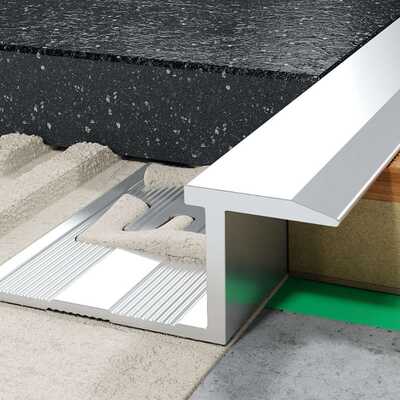 Profil PS przejściowy 10 mm długość 250 cm, aluminiowy, surowy