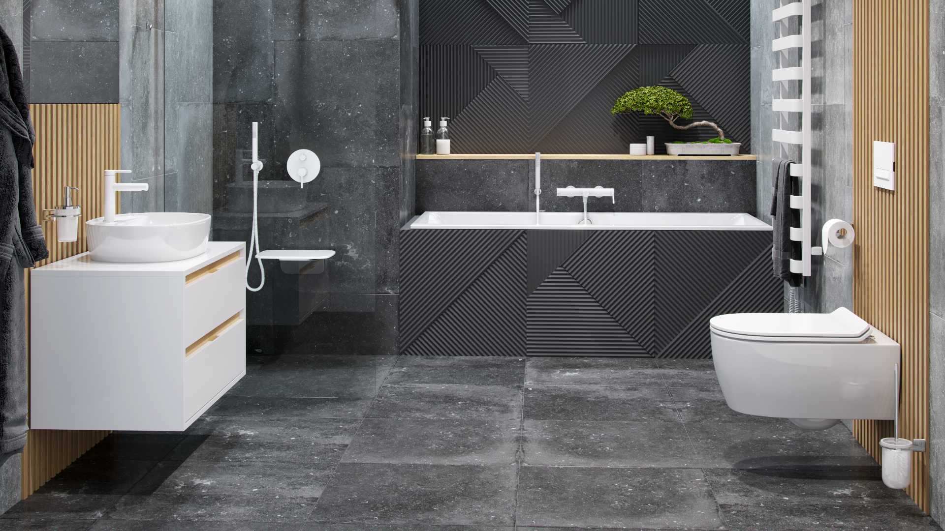 Doto D 54 miska WC 54 cm wisząca bezrantowa z deską wolnoopadającą WIZKA 2