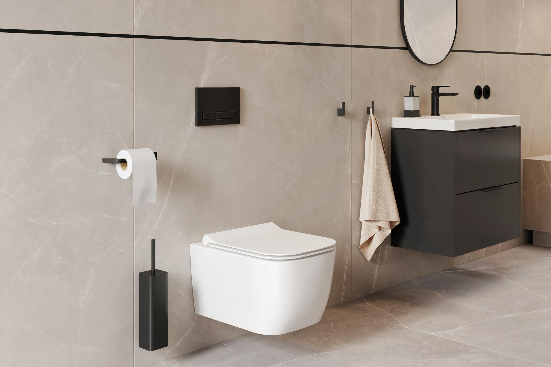 Profil U Listello 12 mm, długość 250 cm elektropoler czarny mat meble Blanko