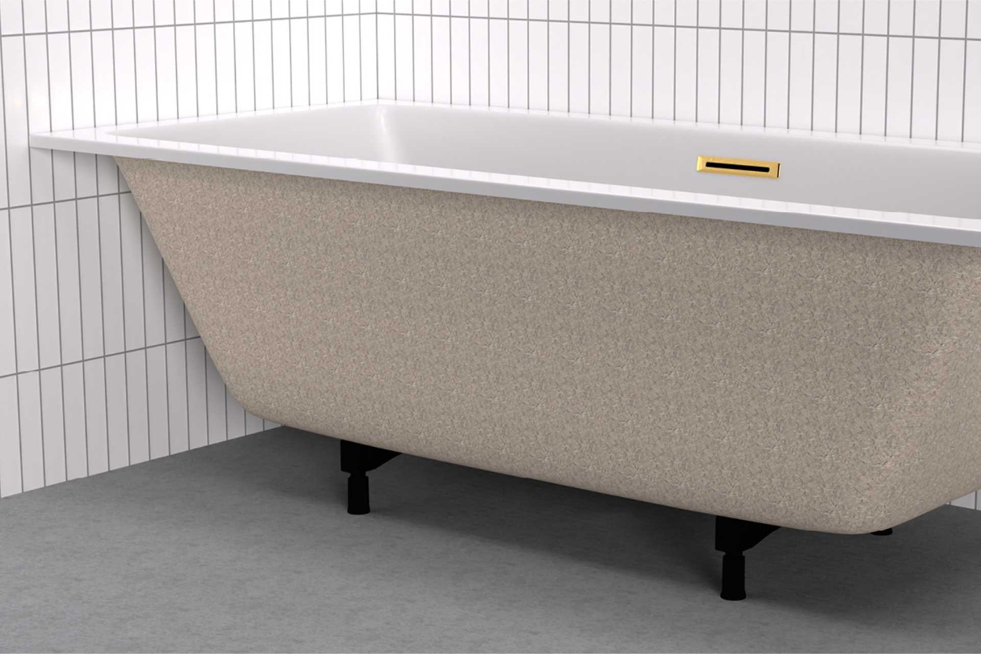 Zestaw nóżek wannowych bok