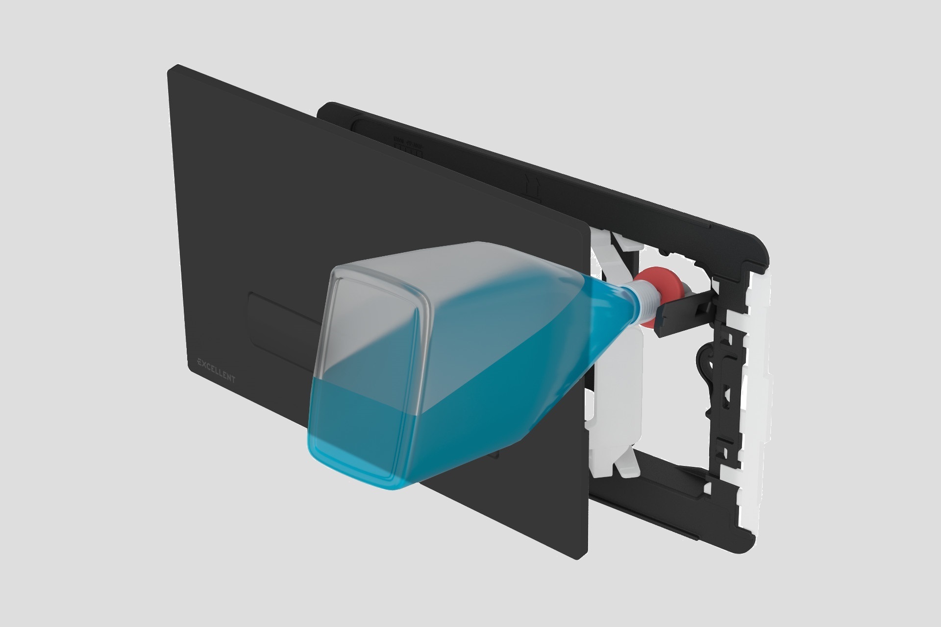 Pure Power płyn odświeżający do stelaża podtynkowego Shiro Premium, 450ml