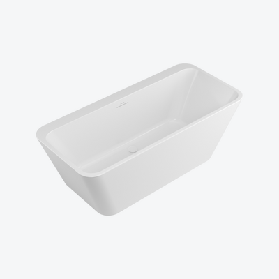 Lila 2.0 wanna prostokątna 160x73 cm wolnostojąca, biały połysk