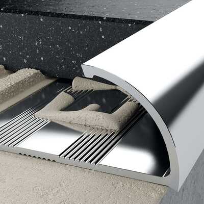 Profil C krawędziowy 12 mm długość 250 cm Excellent elektropoler srebrny