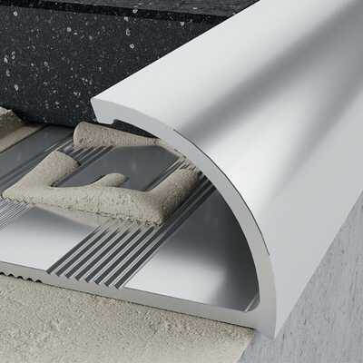 Profil C krawędziowy 8 mm długość 250 cm Excellent aluminiowy surowy