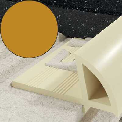 Profil EN krawędziowy 10 mm długość 250 cm PVC karmel