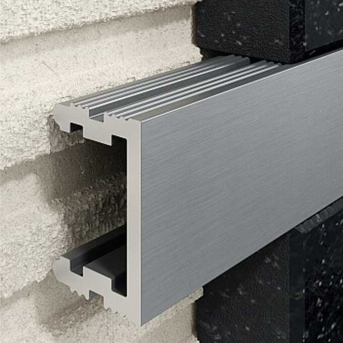 Profil U Listello 12 mm, długość 250 cm aluminiowy, anodowany srebrny szczotkowany