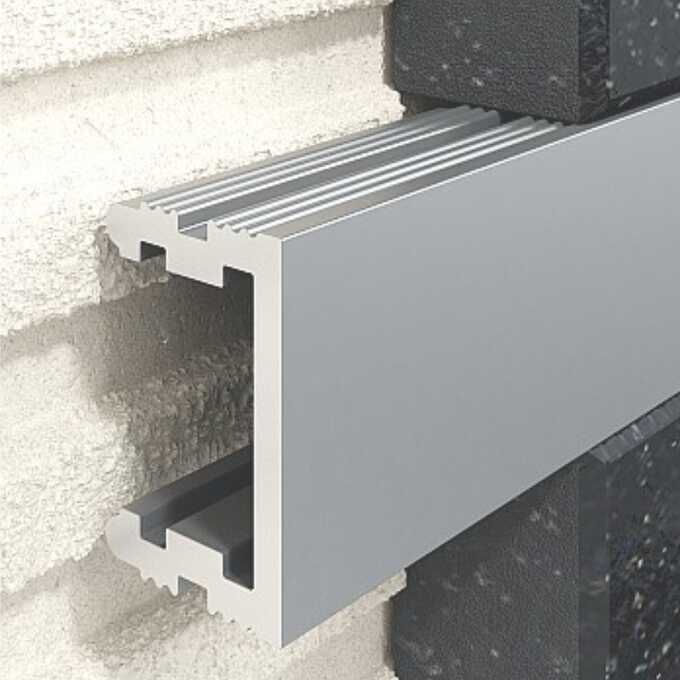 Profil U Listello 12 mm, długość 250 cm aluminiowy, anodowany srebrny