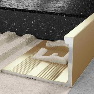 Profil L licowy prosty 10 mm długość 250 cm Excellent elektropoler złoty