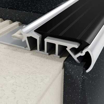 Profil ZA schodowy 10 mm, długość 250 cm aluminiowy, surowy