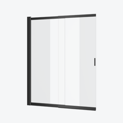 Liner parawan nawannowy 110x140 cm rozsuwany 2-częściowy lewy / prawy, czarny mat