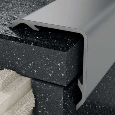 Profil V kątowy 24 mm, długość 250 cm aluminiowy, anodowany srebrny