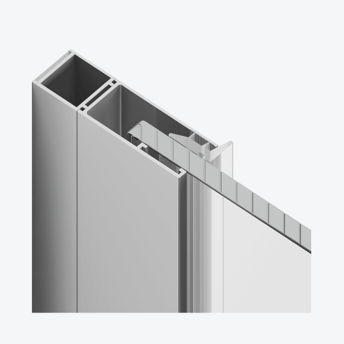 Rols profil poszerzający 15 mm, chrom