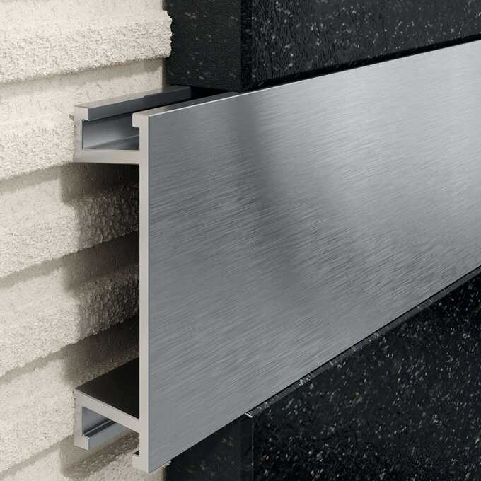 Profil U Listello 30 mm, długość 250 cm aluminiowy, anodowany srebrny szczotkowany