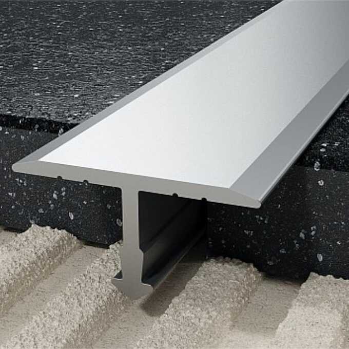 Profil T fugowy 18 mm, długość 200 cm aluminiowy, anodowany srebrny