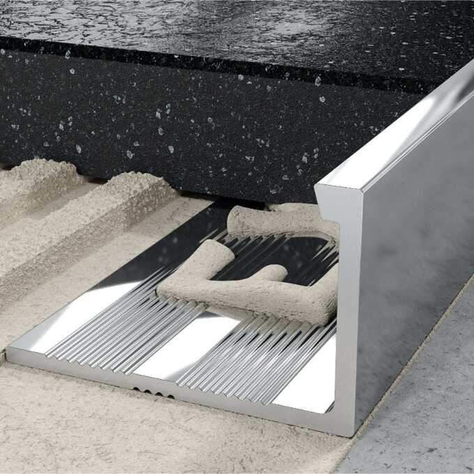 Profil L licowy prosty 12 mm długość 250 cm Excellent aluminiowy elektropoler srebrny