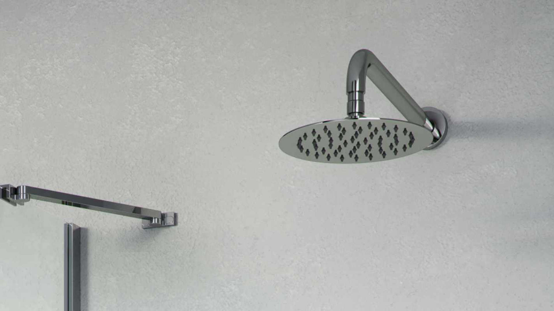 Głowica prysznicowa 20 cm okrągła slim, chrom