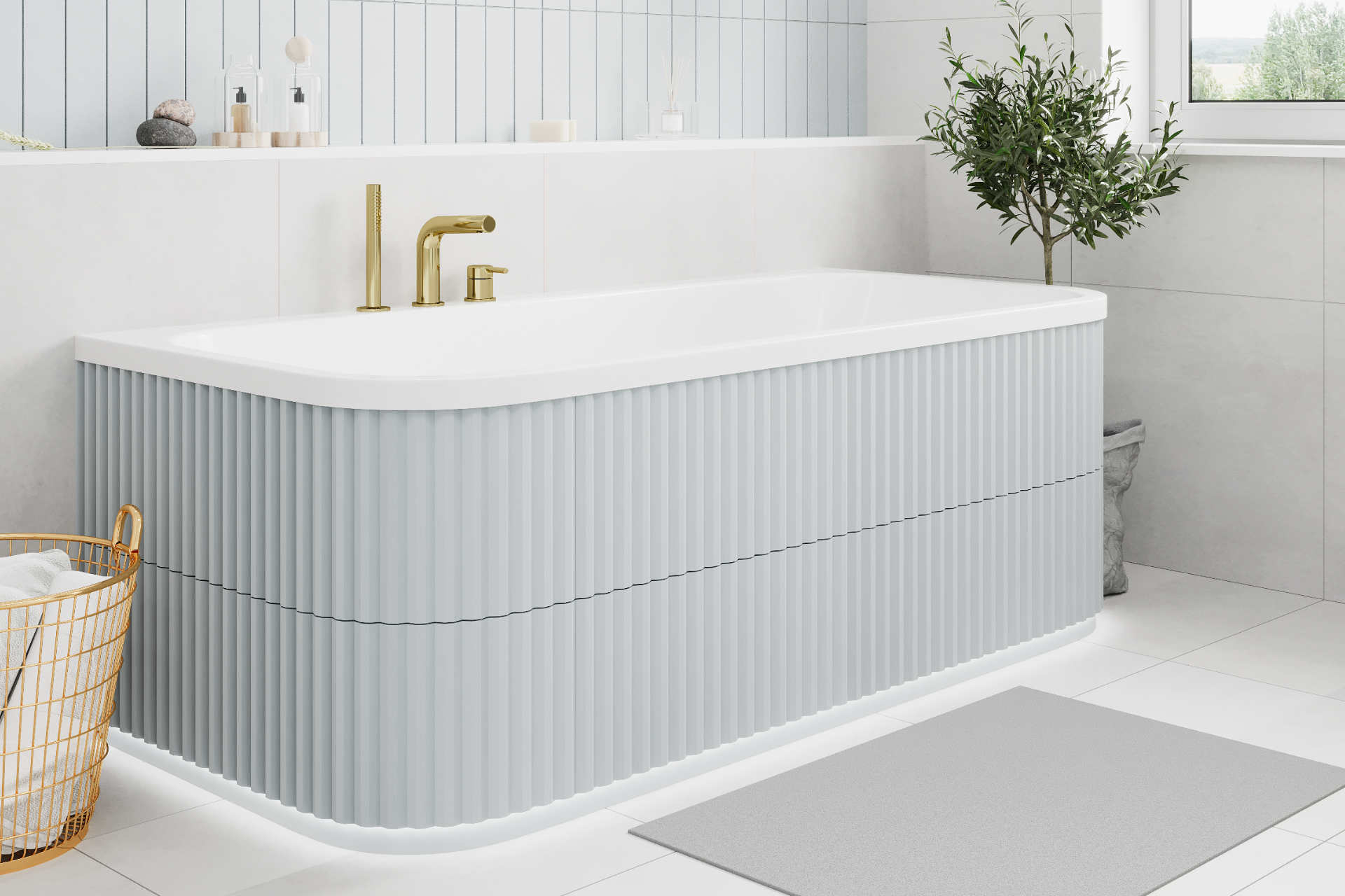 Profil PROFILED oświetleniowy z blendą Excellent oświetlenie pod wanną wolnostojącą