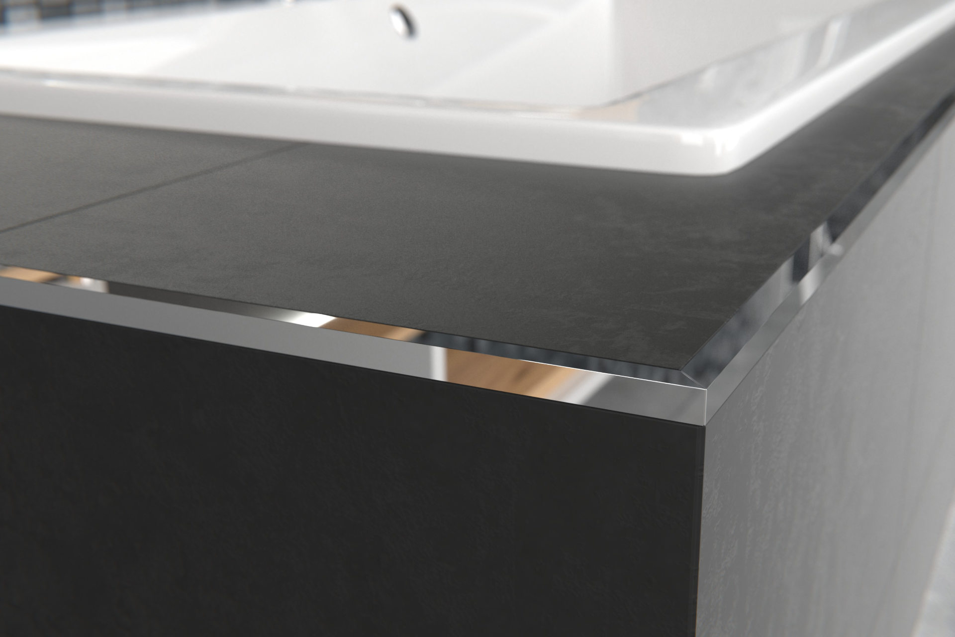 Profil Q kwadratowy 12 mm długość 250 cm stal nierdzewna, szlifowany kąt