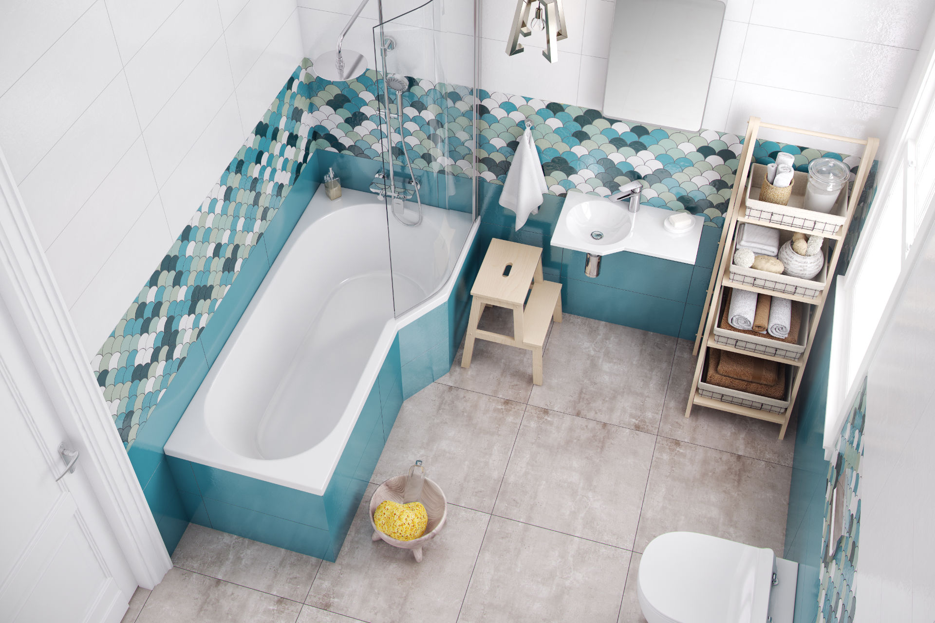 Be Spot wanna narożna prawa 160X80