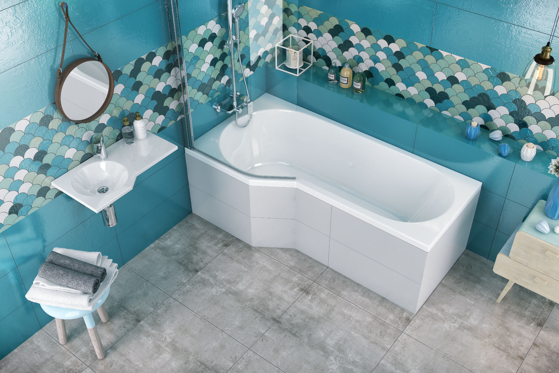 Be Spot wanna narożna lewa 160X80