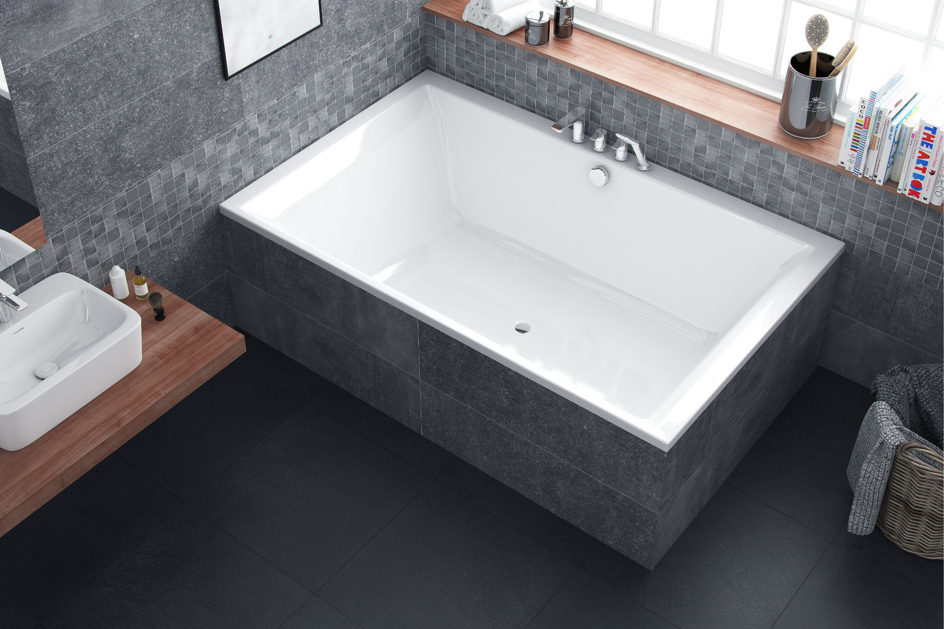 Wanna prostokątna Crown Lux 190x120