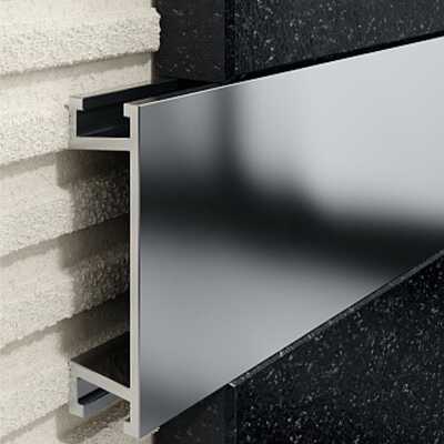 Profil U Listello 30 mm, długość 250 cm aluminiowy, elektropoler srebrny