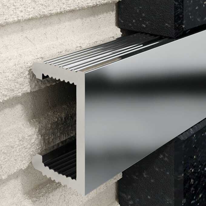 Profil U Listello 15 mm, długość 250 cm aluminiowy, elektropoler srebrny