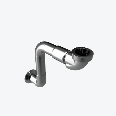 Pum Syfon Umyw. Z Rurą Sztywną Chrom