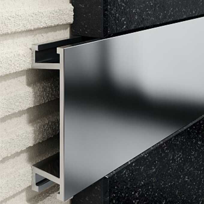 Profil U Listello 30 mm, długość 250 cm aluminiowy, elektropoler srebrny