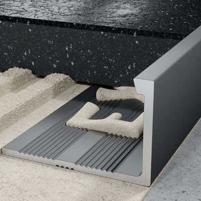 Profil L licowy prosty 12 mm długość 250 cm Excellent aluminiowy anodowany grafit