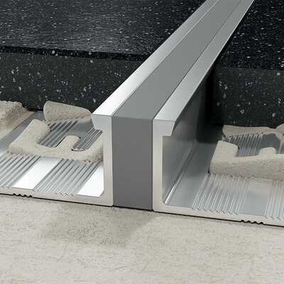 Profil LL dylatacyjny 10 mm długość 250 cm aluminiowy z gumową wkładką