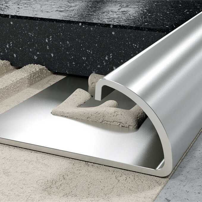 Profil C krawędziowy 12 mm długość 250 cm Excellent stal nierdzewna surowy