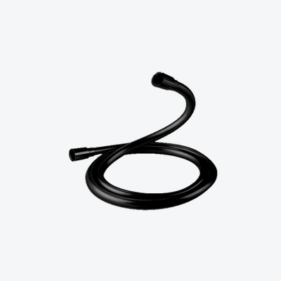 Wąż prysznicowy black round 150 cm, czarny mat
