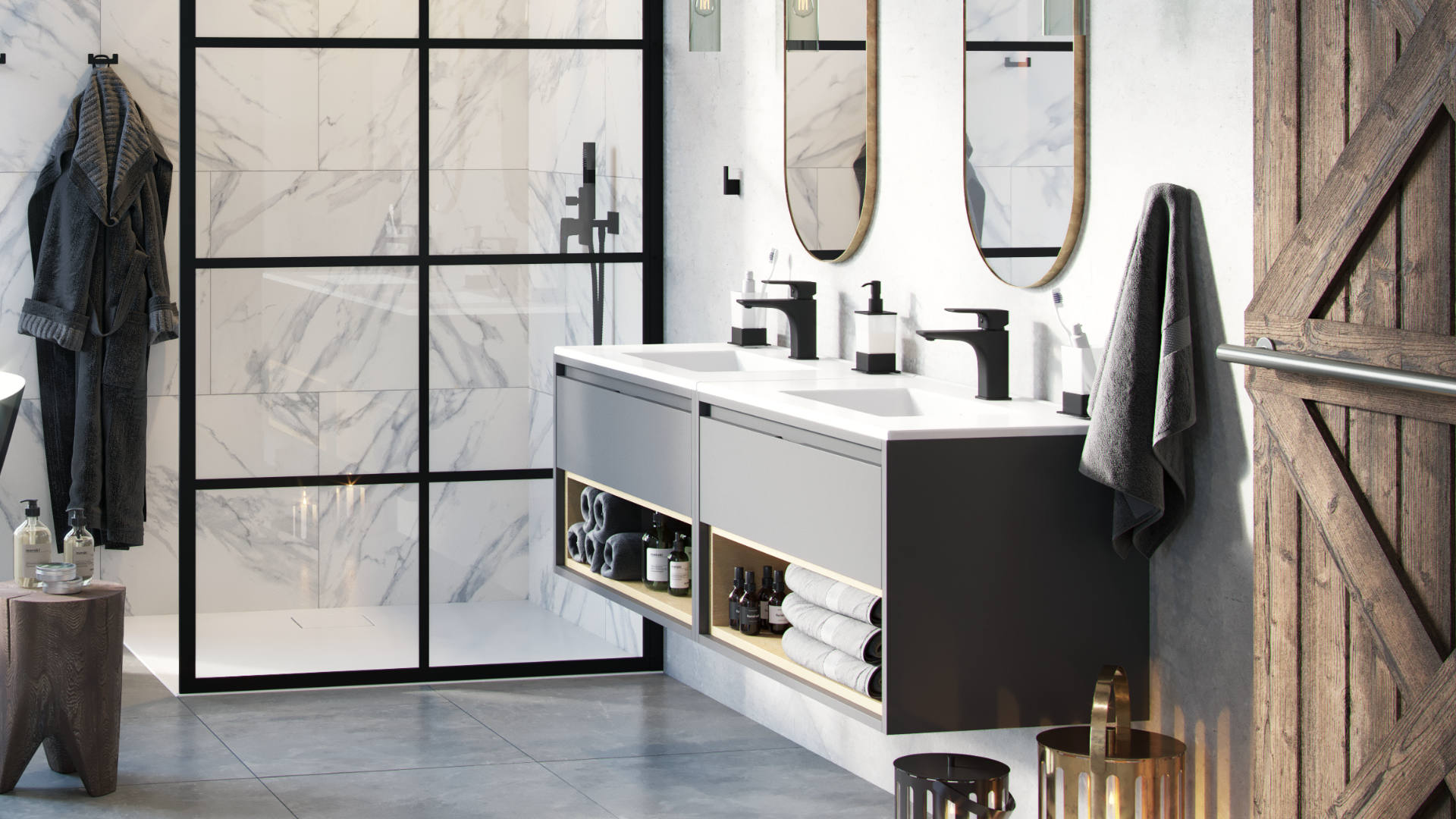 As Umywalka Meblowa 60X46 Biała