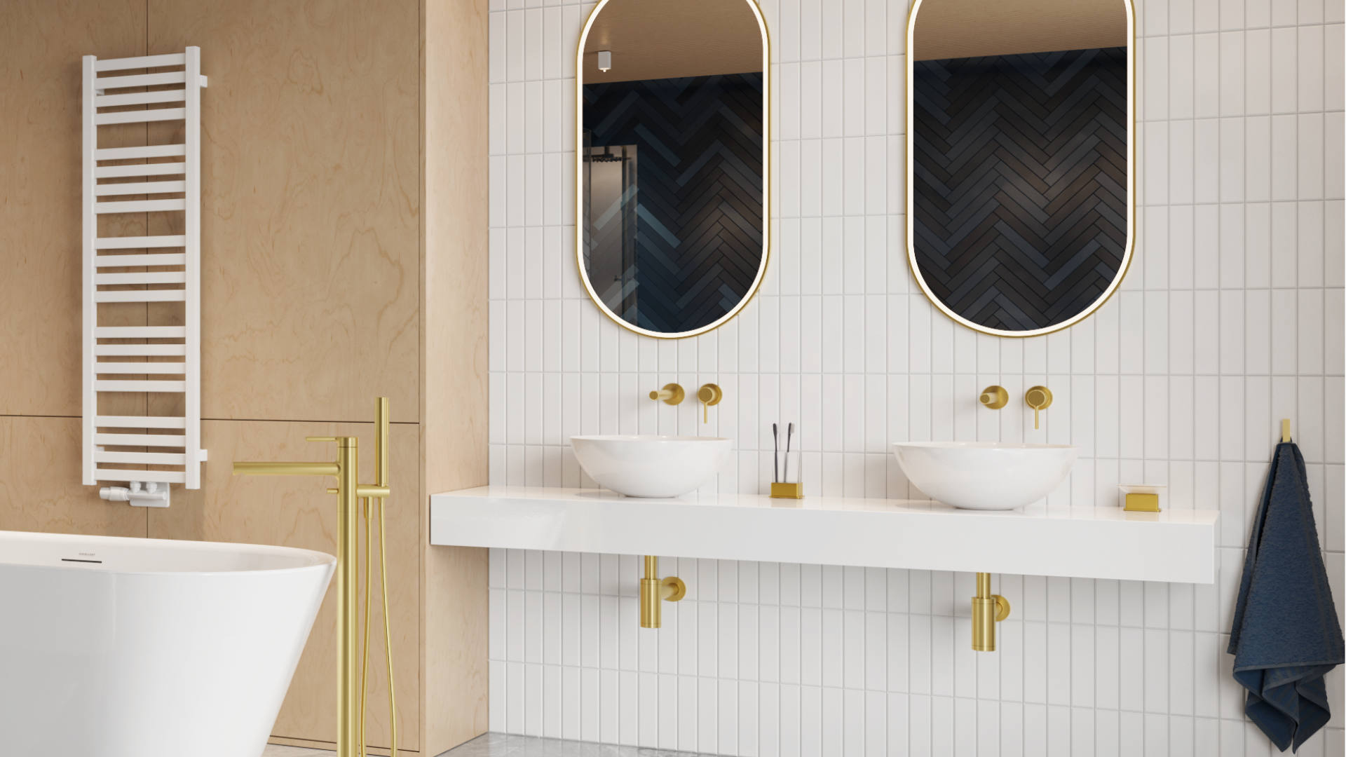 Luqa Umywalka Ceramiczna Nablatowa 40x40