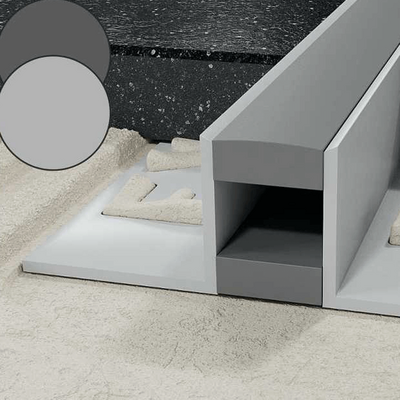 Profil LL dylatacyjny 11,5 mm długość 250 cm, PVC, szary / grafit