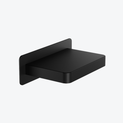 Krotos wylewka podtynkowa kaskadowa, czarny mat