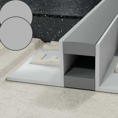 Profil LL dylatacyjny 11,5 mm długość 250 cm PVC szary / szary