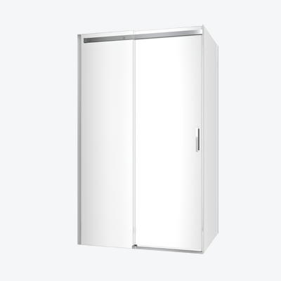 Rols kabina narożna 120x80 cm z drzwiami przesuwnymi 120 cm, powłoka Clean Control, chrom