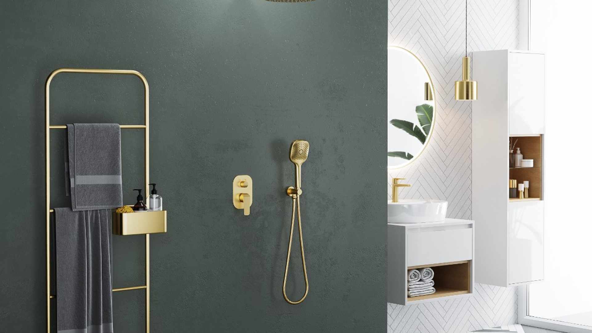 Auris słuchawka prysznicowa 3 funkcyjna Excellent