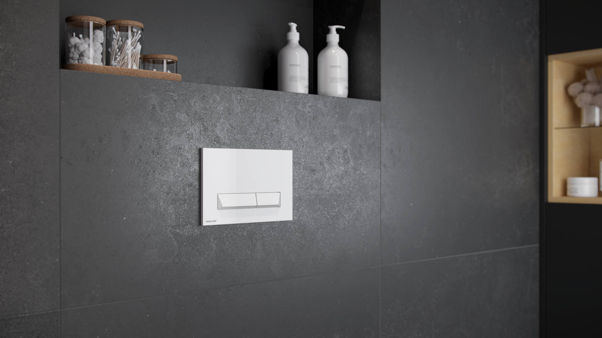 Platto Przycisk Do Stelaża Shiro Biały