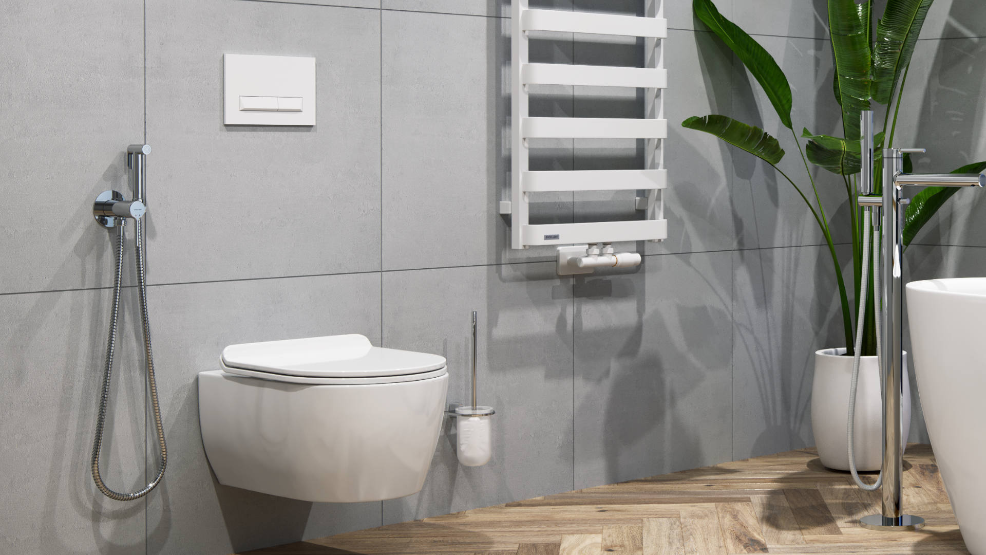 Platto Przycisk Do Stelaża Shiro Biały