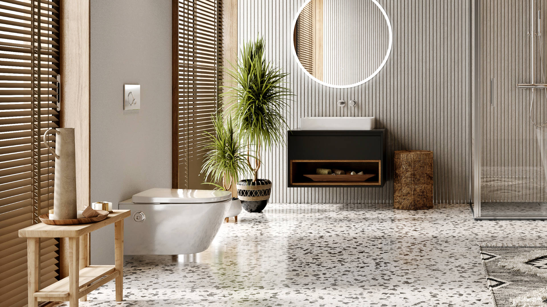 Ringo przycisk stelaża p/t Shiro chrom