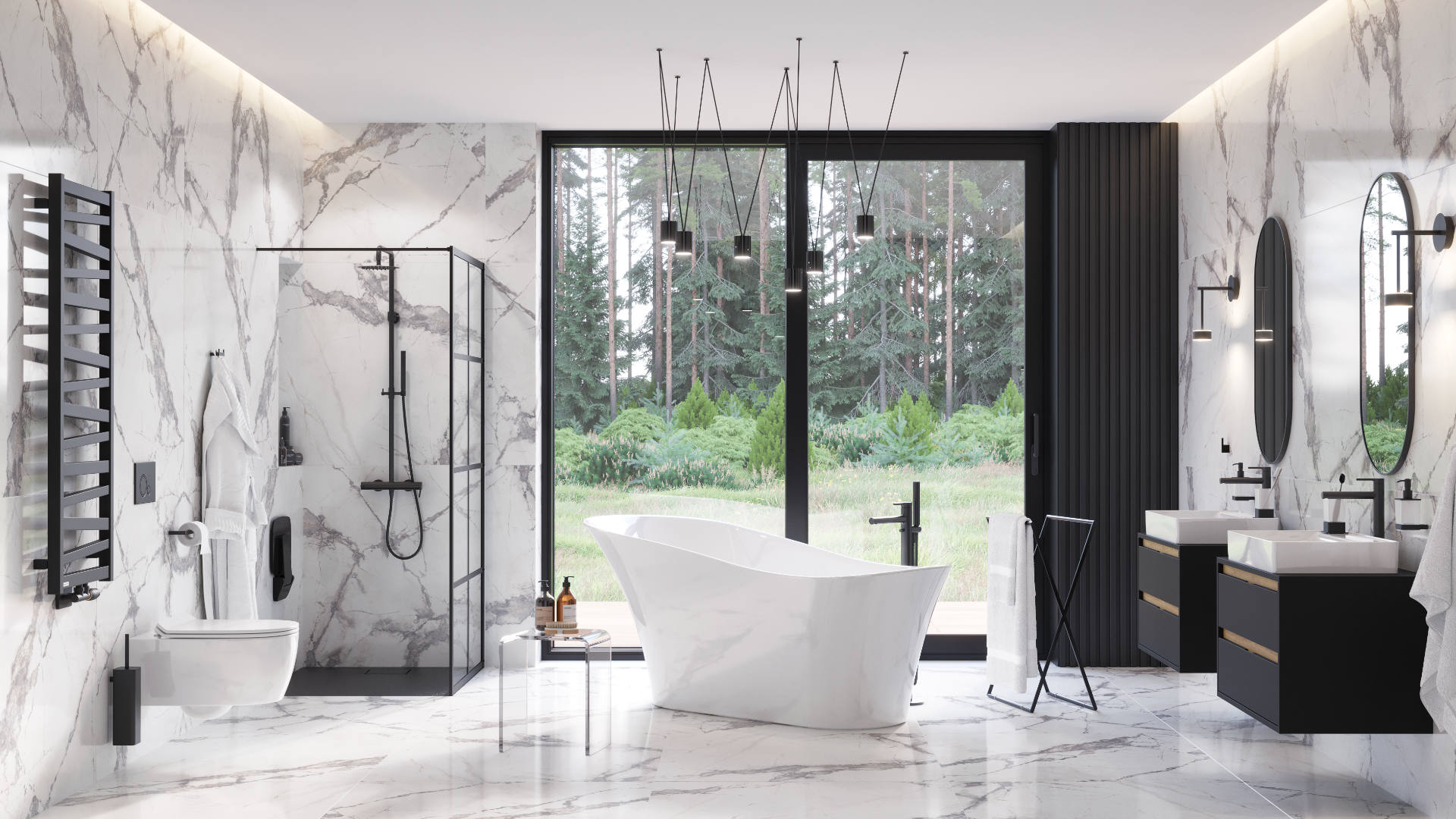 Ringo przycisk stelaża p/t Shiro czarny