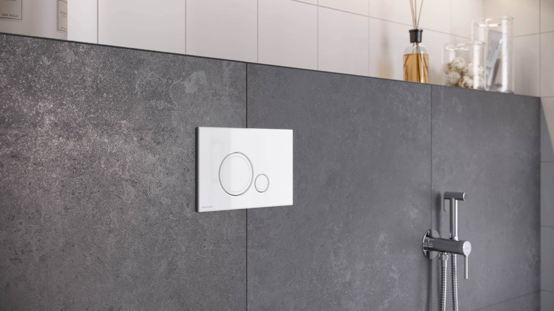 Ringo przycisk stelaża p/t Shiro biały