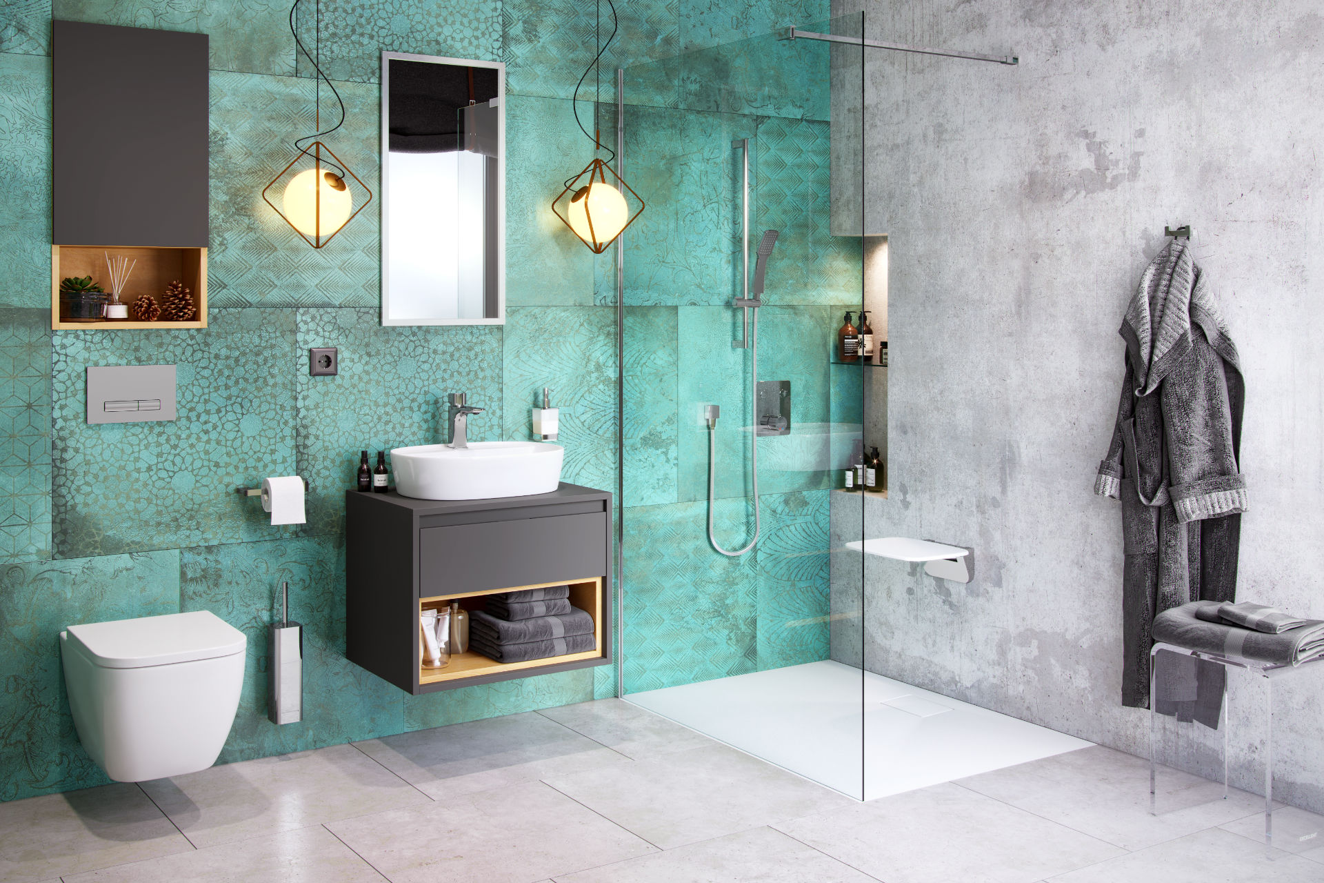 Zero Brodzik Prostokątny 120X90 Niski kabina Vidoq