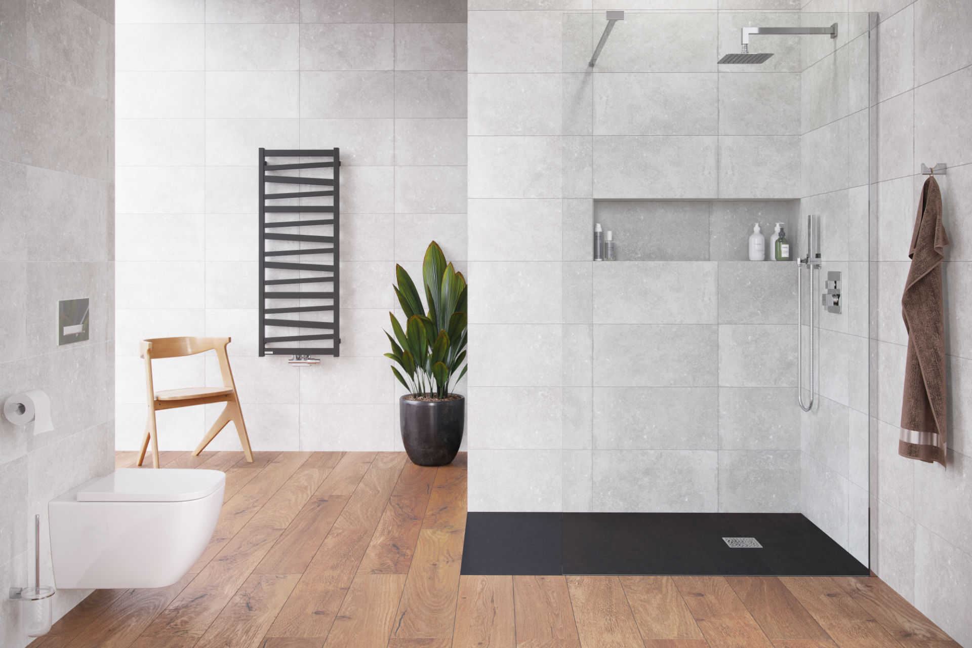 Brodzik prostokątny Arda 120x90 czarny