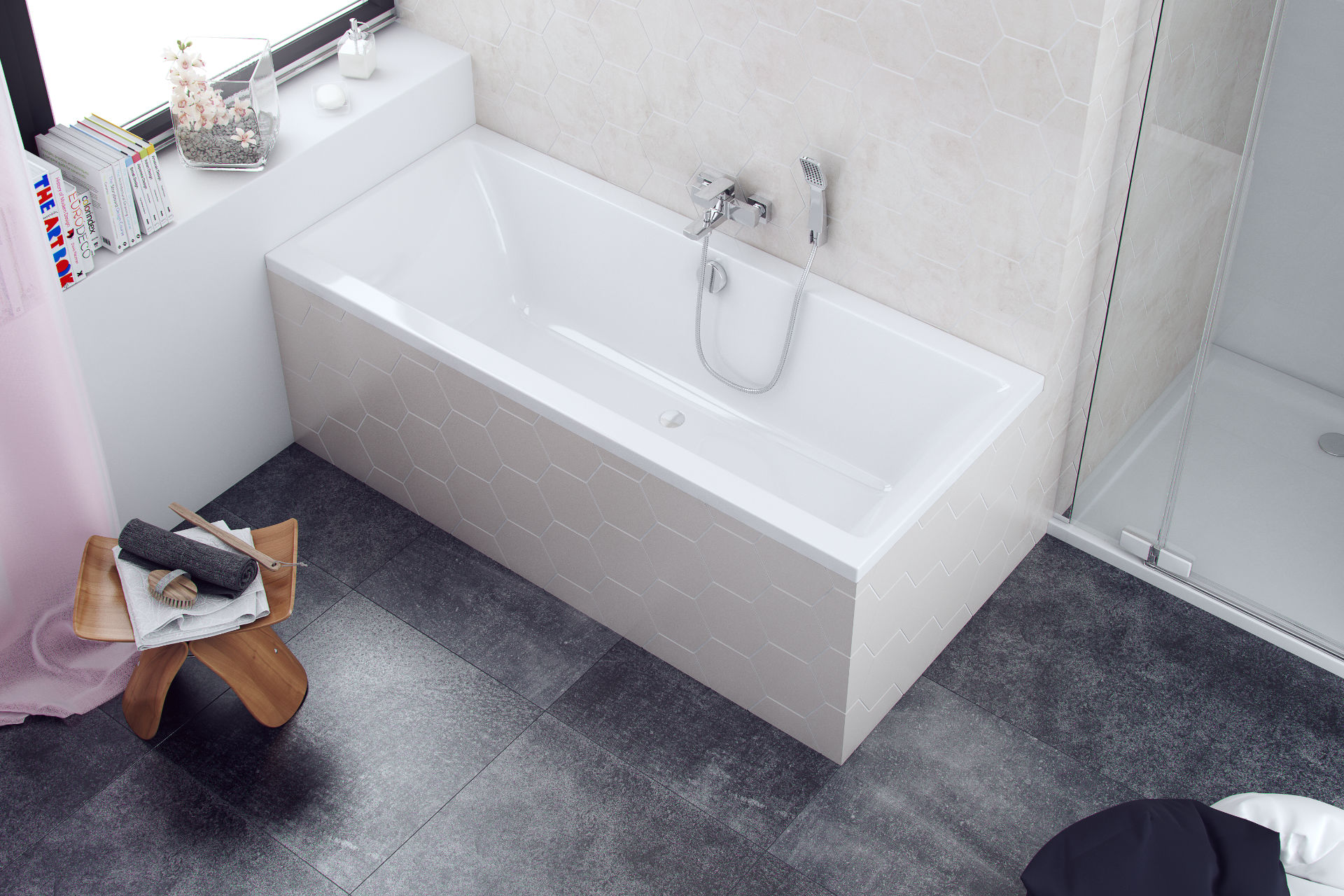 Wanna prostokątna Pryzmat 200x90