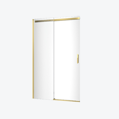 Rols drzwi prysznicowe przesuwne 120 cm element stały 2/2 złoty połysk